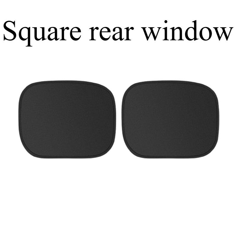 Rideaux Électrostatiques pour Vitre Latérale de Voiture Couverture de Protection Solaire 4 Couches Pare-Soleil de Voiture Pliable Blocage à 99,9% des Rayons UV