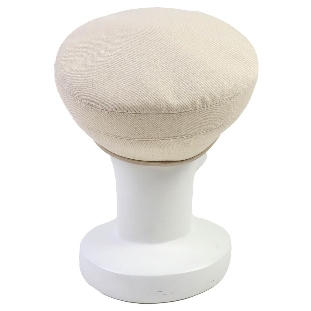 Excellent HERMES Beret Saint Honoré Serie Button Denim Cotton Women 58 222017N Used