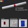 2 Pcs Car Headlight Protective Film Smoked Black Tint Wrap Vinyl Transparent TPU Sticker For Volkswagen VW Golf 8 MK8