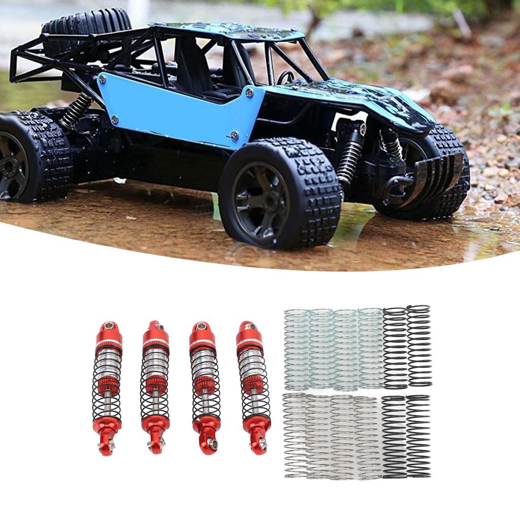 RC Car Shock Absorber Enhanced Performance High Strength Front Rear RC Shock Damper with Springs for RC Car