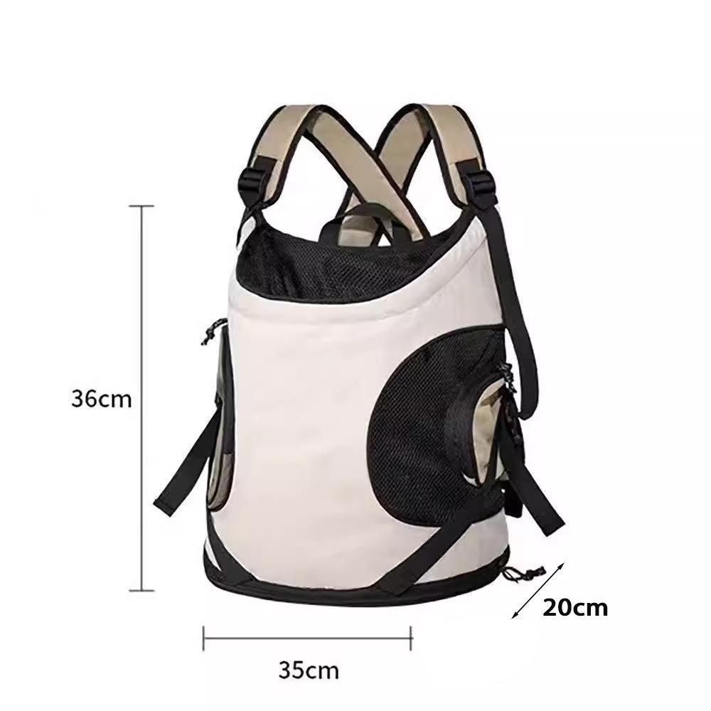 Breathable Double-Shoulder Cat Backpack - Lightweight & Stylish Pet Carrier