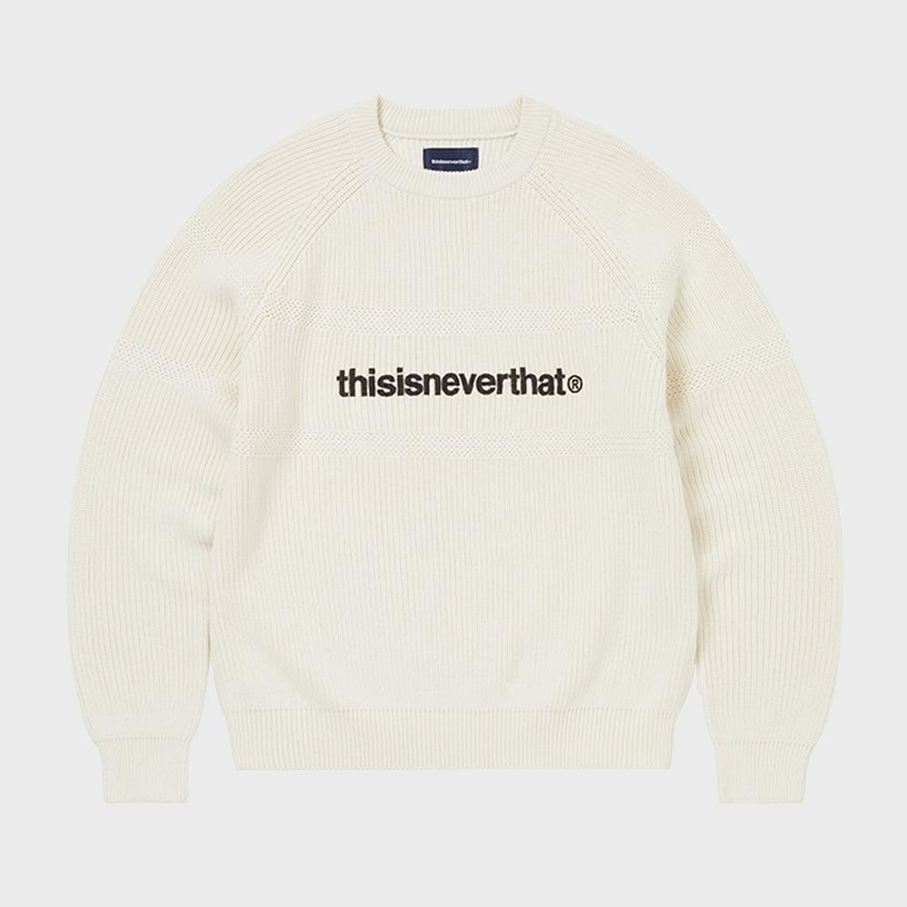 ЭтО НикОгДа Не Т Лого Вязаный свитШер БЕлый L