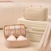 Upgraded Thick Taslon Double-Sided Bra Bag Convenient Large Capacity Storage Bag Travel Business Trip Underwear Socks Organizer