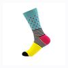 Fashion Colorful Brand Men Socks 20 Colors Striped Plaid Diamond Socks Men Cotton Casual Crew Socks