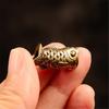 Artistic Fish Metal Beads for Creative Paracord Projects and Fashionable Jewelry Large Hole Charm Artistic Collectibles