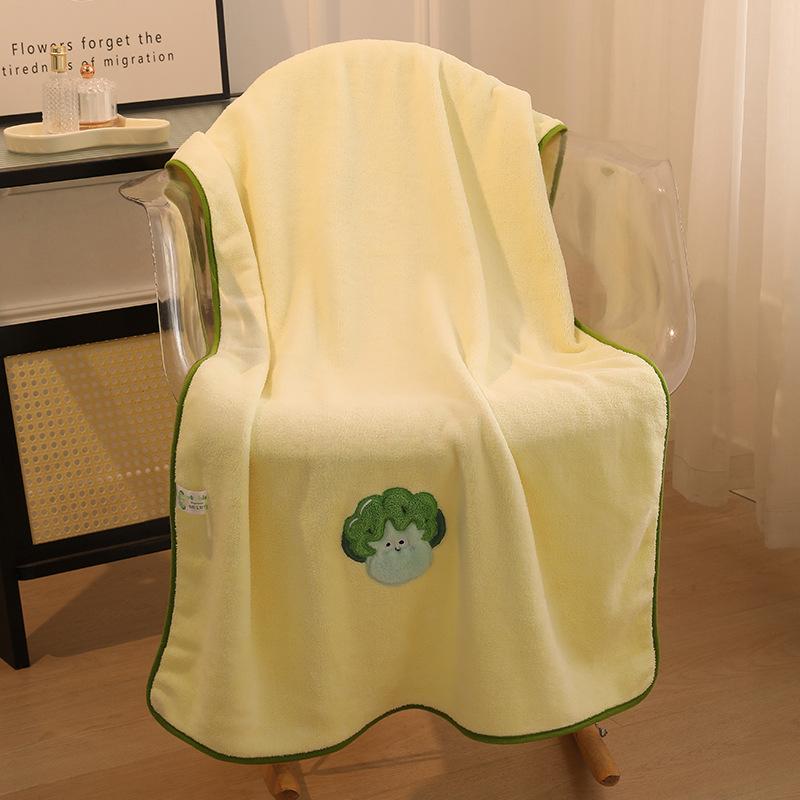 

Утолщенное и увеличенное садовое овощное коралловое флисовое банное полотенце, не линяющее пляжное полотенце, халат, абсорбирующее полотенце-обертывание I guarantee your life.