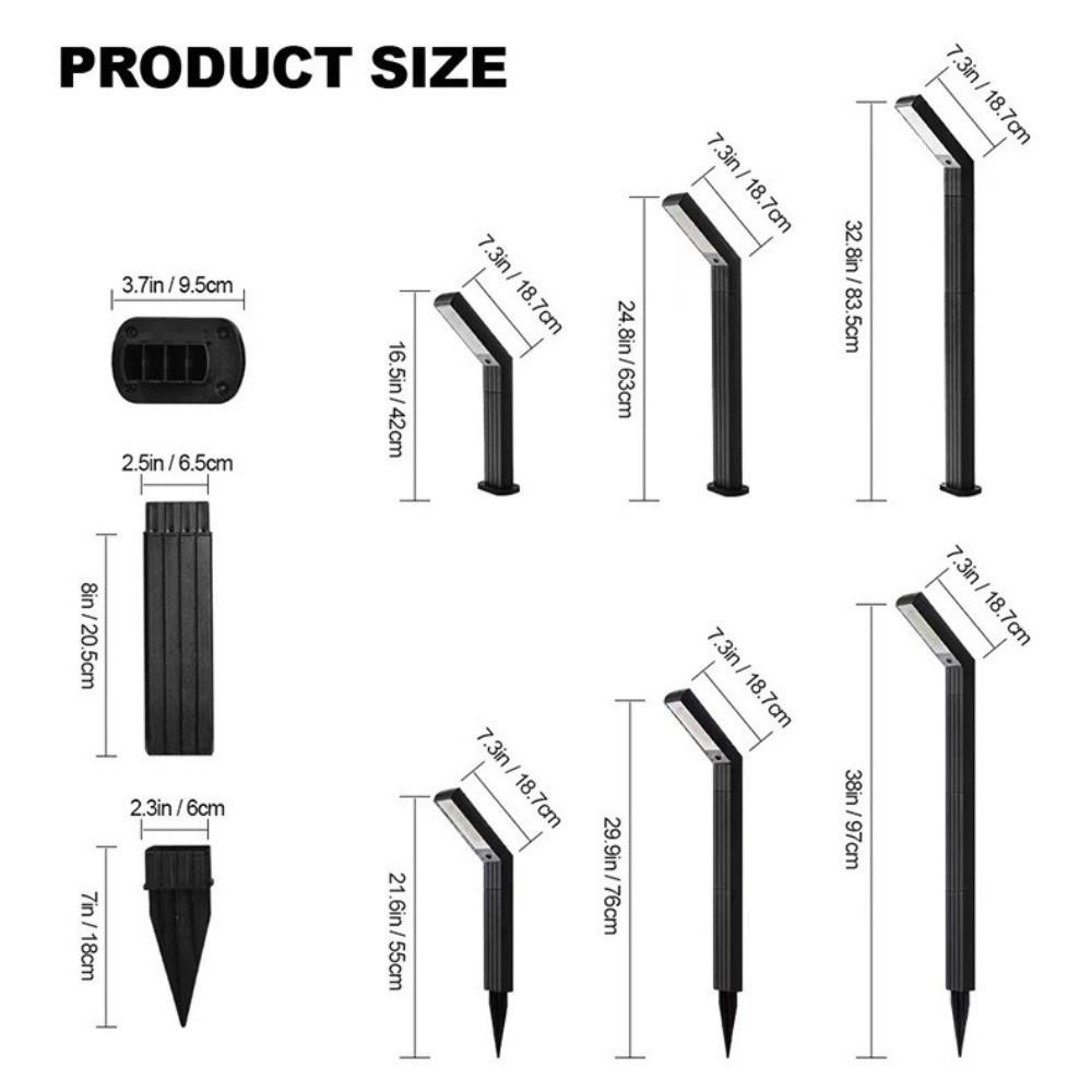 White Light /tri-colour Light Lawn Lights Waterproof Garden Decoration Lights Field Lights