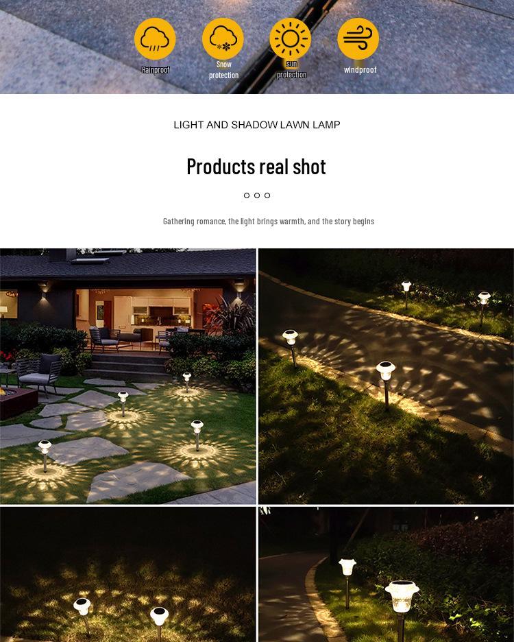 Waterproof Solar Lawn Light - Outdoor Garden & Landscape Decoration