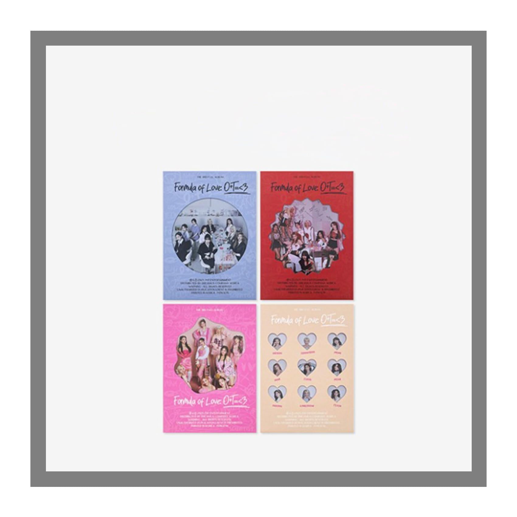 

Twice «Формула любви O+T= 3» 3-й альбом [Версия Study About Love] (Корейская пресса, CD)