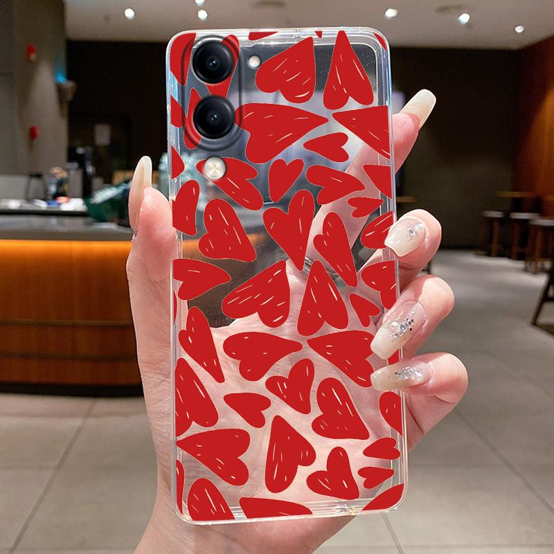 Casing For Vivo Y04 Case Luxury Dragon Cute Cool Boys Girls Back Cover For VivoY04 Vivo Y 04 Y29s Y29t 5G Transparent Phone Case