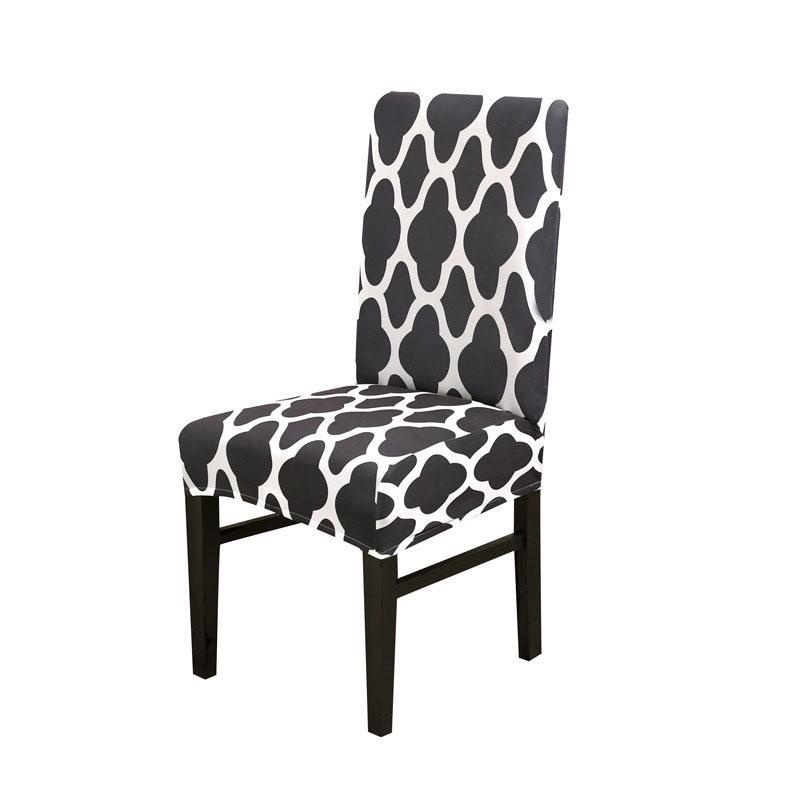 Buy Geometric Chair Cover Elastic Stretch Modern Kitchen Chair Seat
