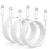 Lightning Cable iPhone Charging Cable Type C of 3 Rapid Charging Sync Ultra Durable To Lightning Cable Pro Compatible USB-C [MFi Certified] [Set