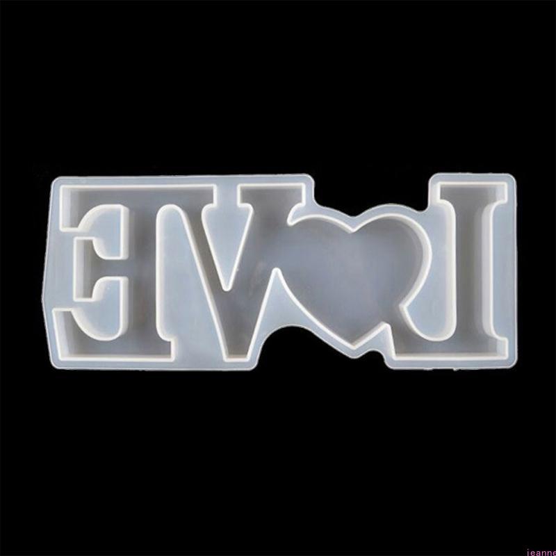 Love Home Family Silicone Mold Love Sign Word Mold Epoxy Resin Molds Art Crafts
