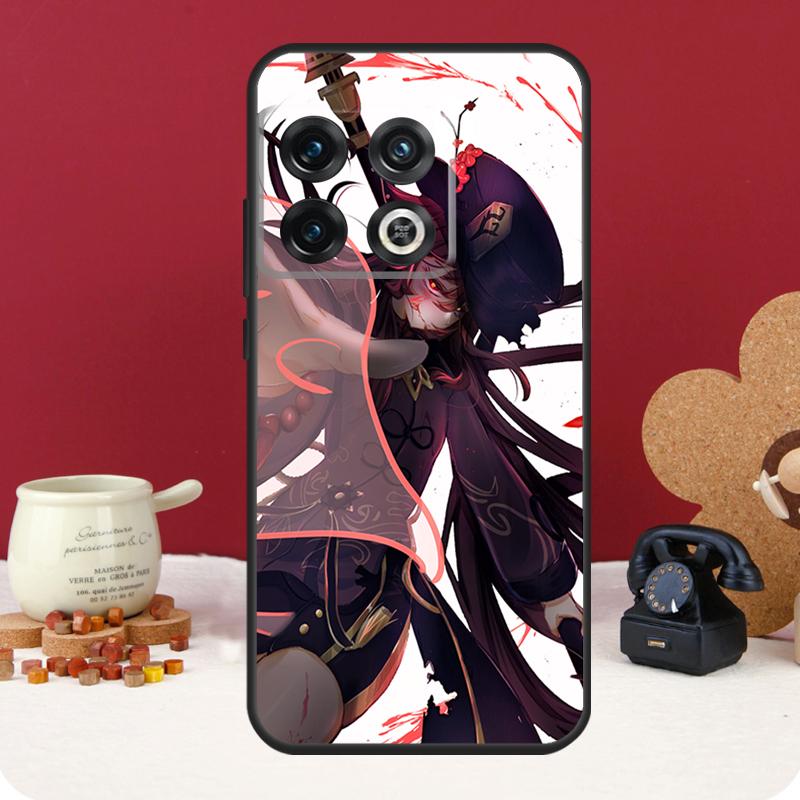 Hu Tao Genshin Impact Cover For OnePlus Nord 4 CE 3 2 Lite N30 N20 N10 OnePlus 10T 8T 13R 12R 13 12 11 10 Pro Case