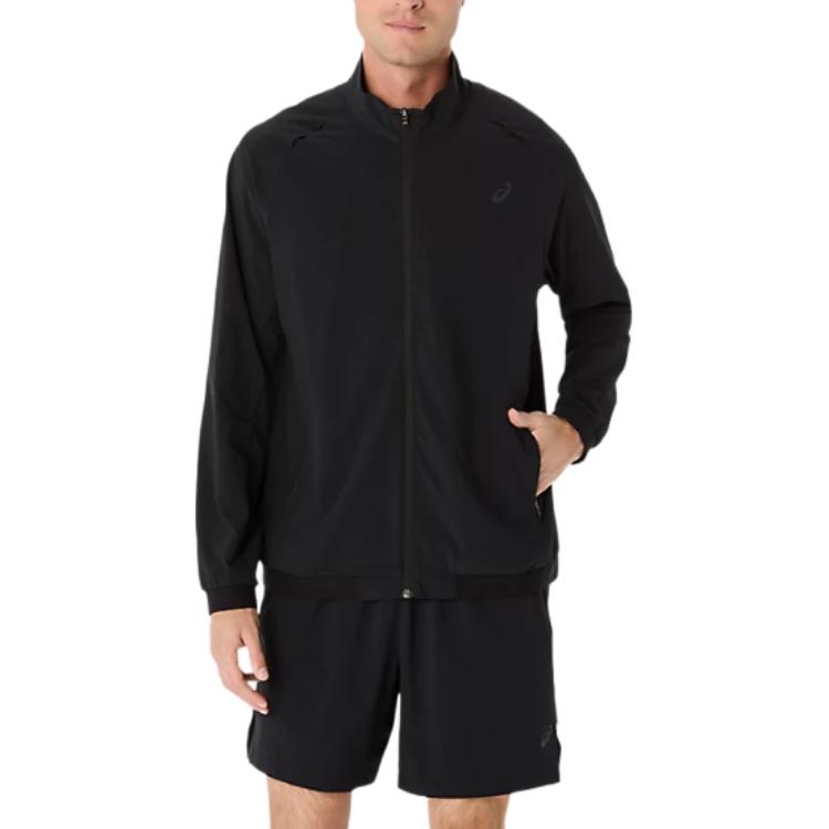 

Asics Куртка на молнии однотонная с длинным рукавом Мужские куртки Черный 2031E886-001 M