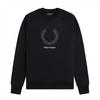 Fred Perry Mens Embroidered Logo Sweatshirt