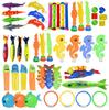 Summer Children Swimming Octopus Pool Diving Toys Water Sports Water Play Toys Diving Stick Gem Set Underwater Grabbing Toys DDJ