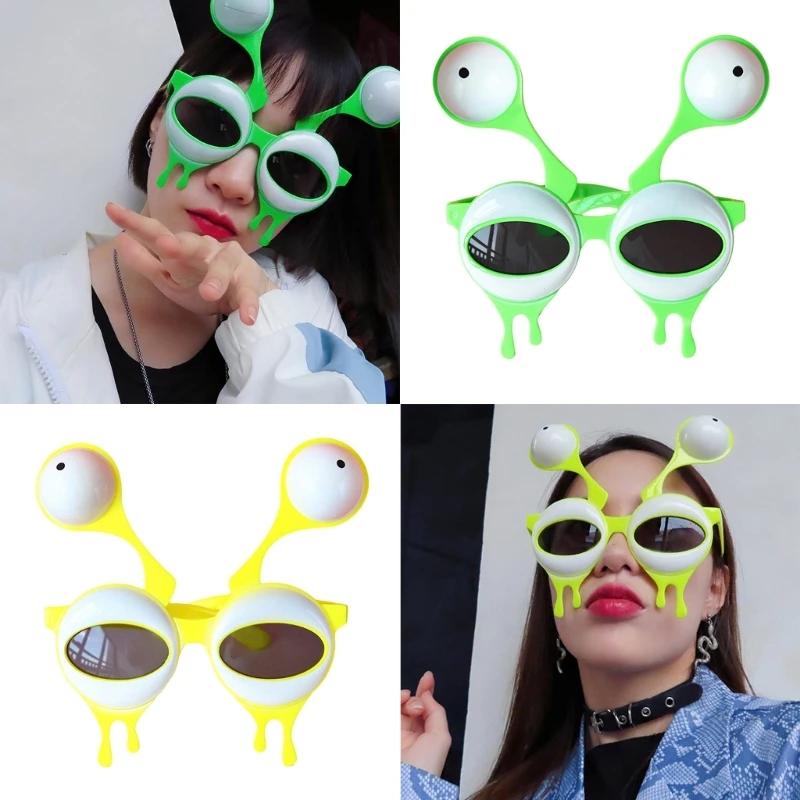Funny Alien Sunglasses Hawaiian Summer Props Cosplay Anime Party Props ABS Multi-color Family Party Props