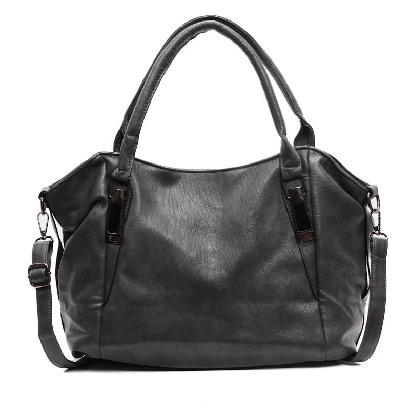 

Женская большая сумка, модная сумка подмышки, большая вместительная мягкая сумка из искусственной кожи, сумка через плечо в стиле ретро, ​​повседневные портативные сумки-ведра