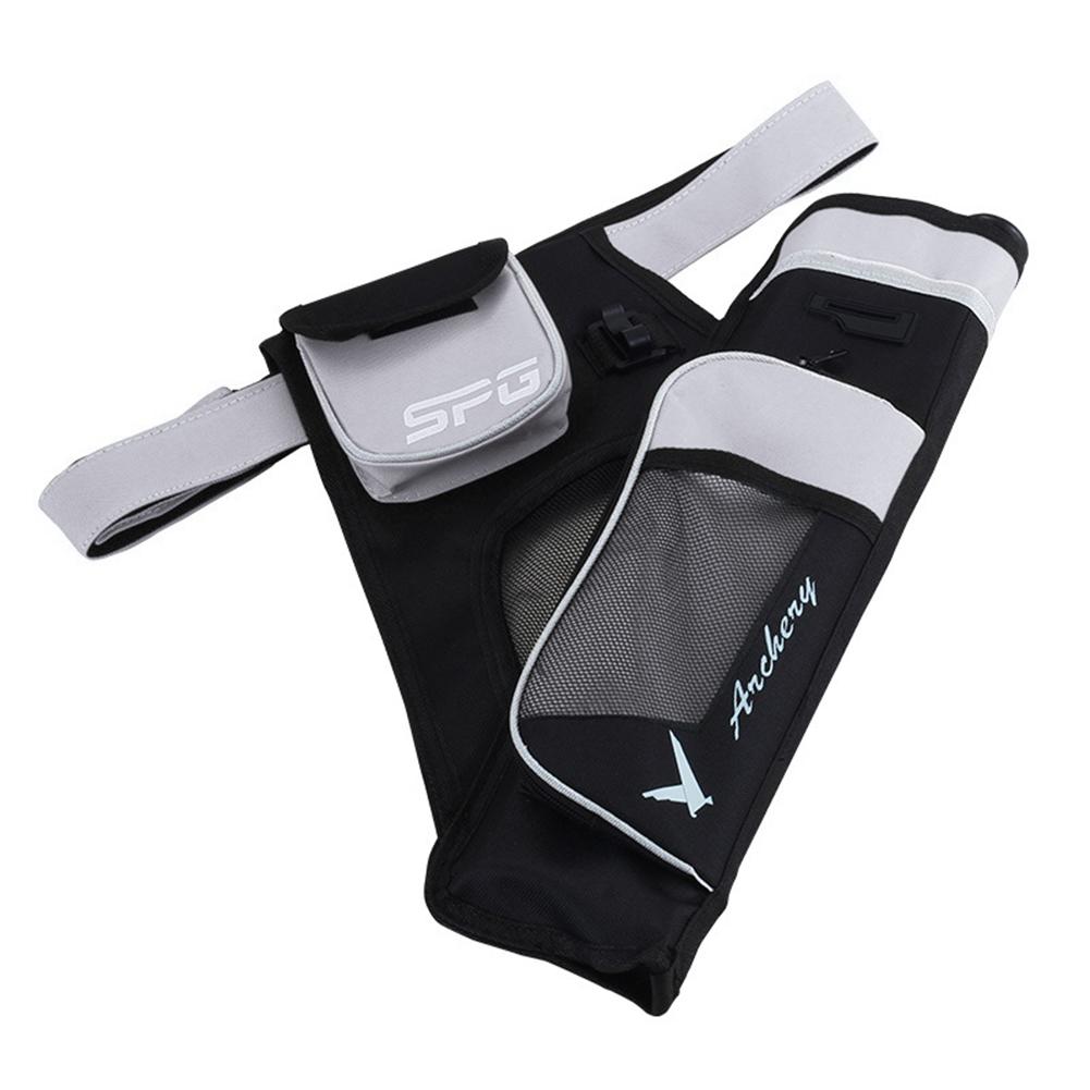 Oxford Archery Arrow Bags 3 Tubes Waist Hanging Carrying Storage Pocket Holders Professional Archery Arrow Organizer Bag 5