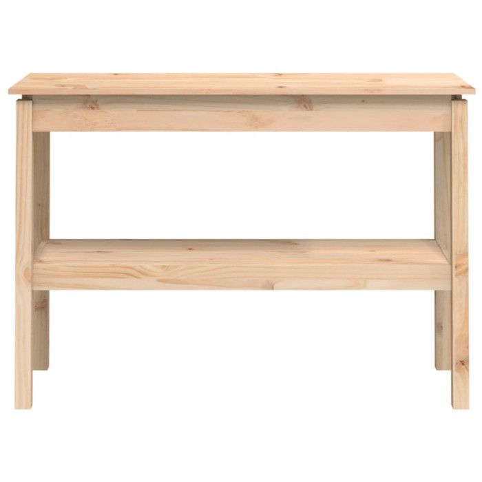 VidaXL Table console 110x40x75 cm Bois massif de pin 814299