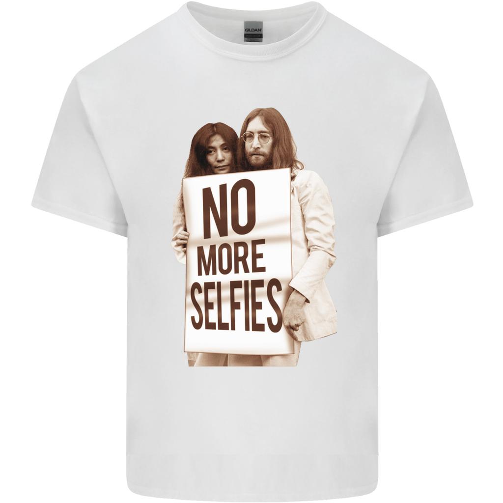 No More Selfies Funny Camera Photography Unisexs Light Cotton TShirt