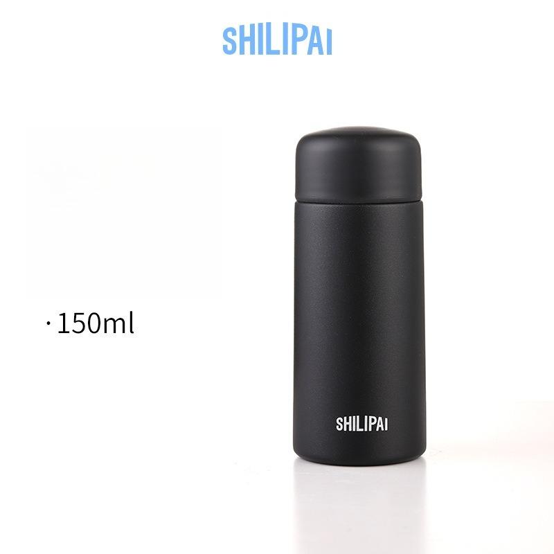 150ml/200ml Mini Thermos Cup 316 Stainless Steel Water Bottle Portable Vacuum Thermal Insulation Pocket Cup with Tea Strainer 150-200ml