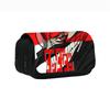 Dandadan Double Layer Pencil Case With Nylon Material For Students And School Supplies