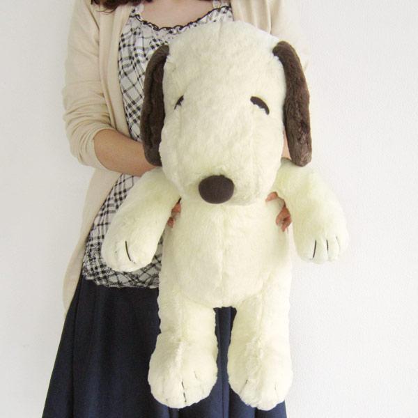 Snoopy Plush Toy L Mocha Hug Hug