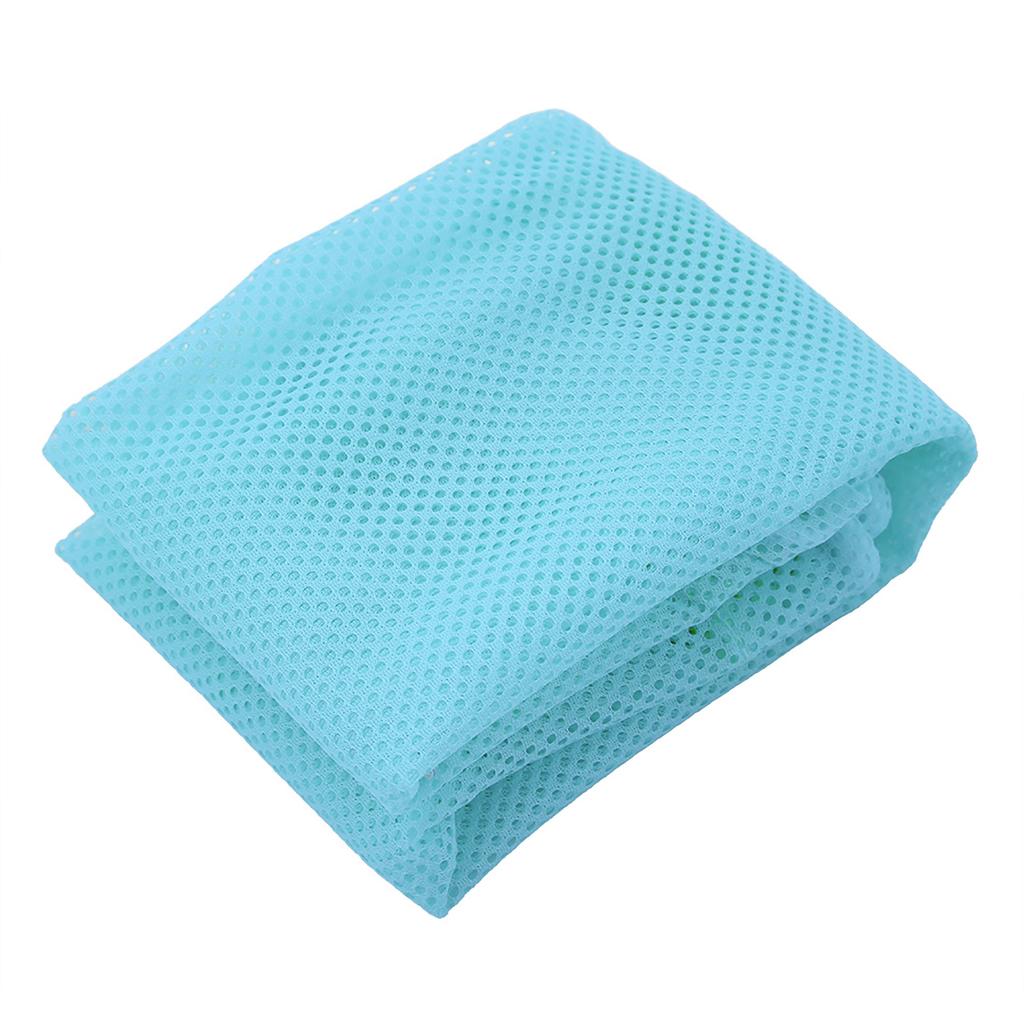 Cat Grooming Bathing Mesh Bag Pet Shower Washing Nails Cutting Ear Cleaning Tool (Sky Blue)