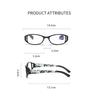Fashion Compact and Portable Folding Anti-Blue Light Reading Glasses Women Men Eyeglasses