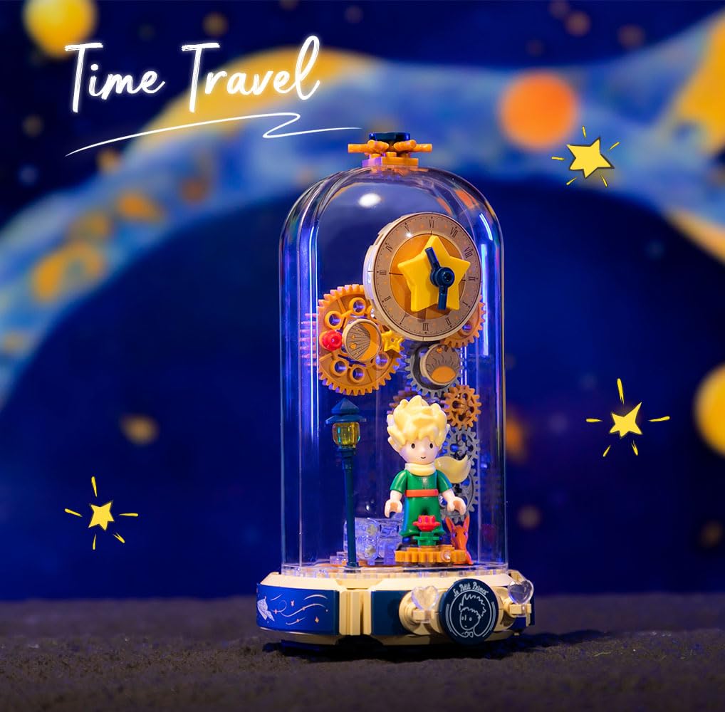 PANTASY The Little Prince Time Travel Building Set for Adults and Teens, DIY Assembly Model, Collectible, Decorative Gift