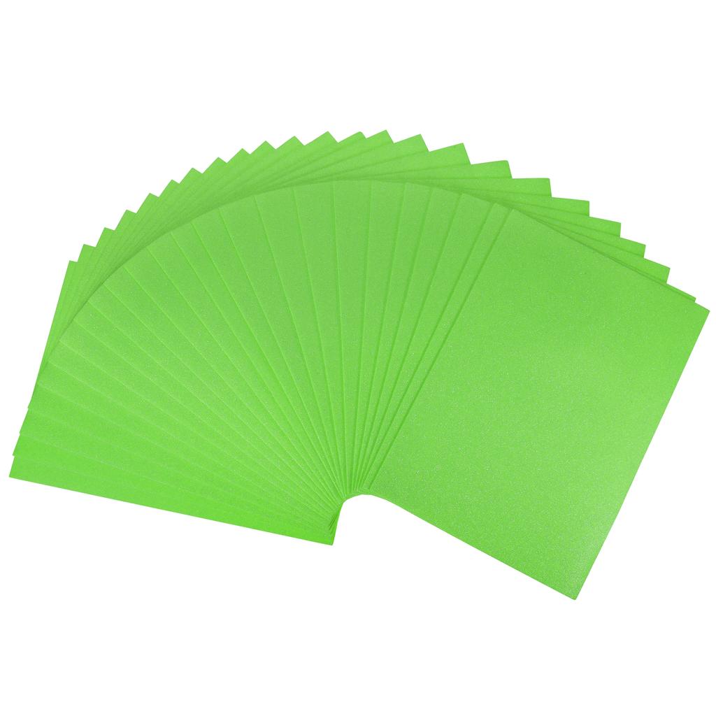 24pcs Glitter EVA Foam Sheets Paper Sheet Sponge Soft Touch Arts Crafts for Crafts DIY Projects 11 x 8 Inch 2mm Thick