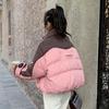 New women's winter short cotton-padded clothes, loose and thickened cotton-padded jacket design