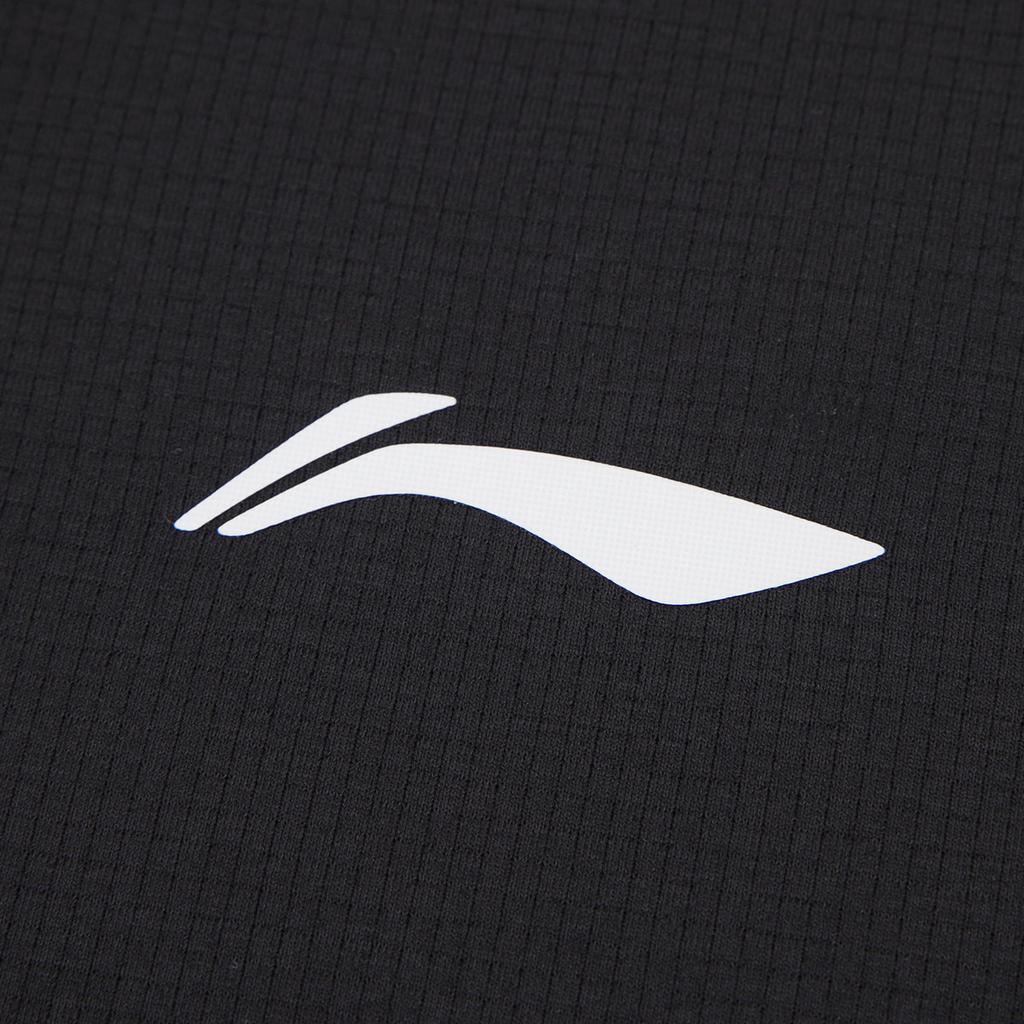 Li-Ning Fashionable Breathable Sports Casual Short Sleeve T-Shirt Men tops Black ATSW413-2