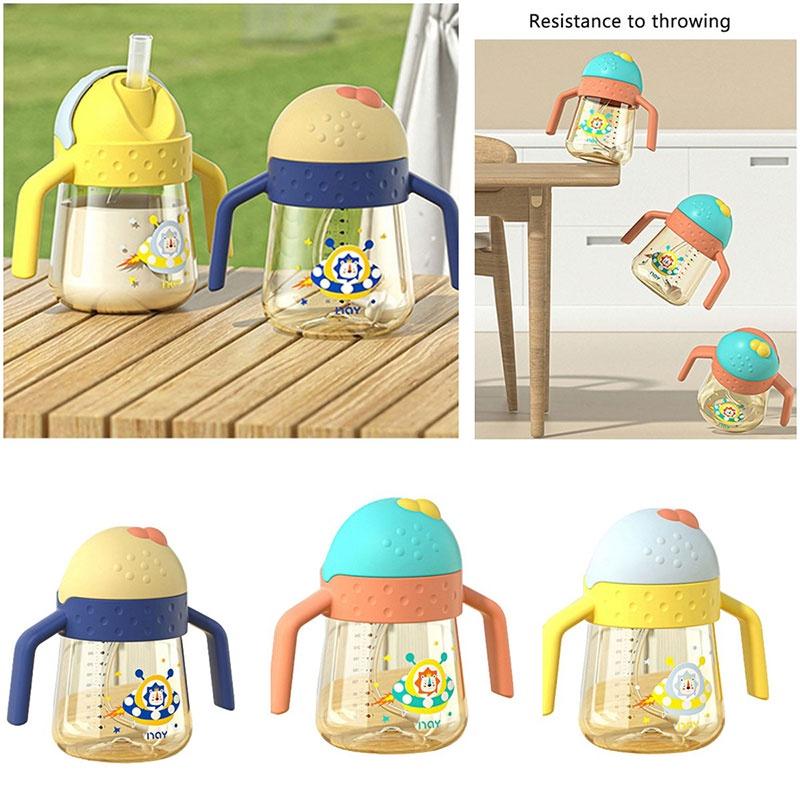 Pp Anti-colic Baby Nursing Bottle 300ml Wide Bore Learn Drinking Milk Bottle