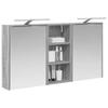 Bathroom Cabinet Set 3 Pcs 116 X 16 X 62.5 Cm Engineered Wood