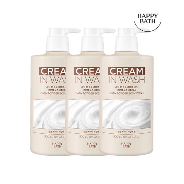 

Creamin Wash Baby Powder Body Wash 900g x 3 3 mouths