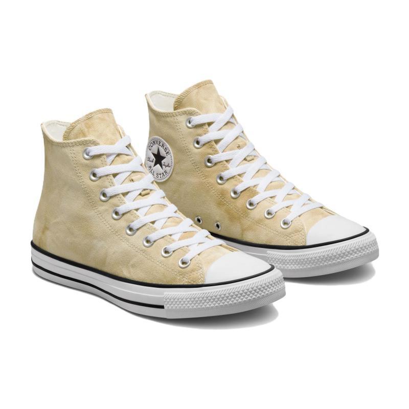 Converse Chuck Taylor All Star Sun Washed Textile Lace-up High-Top Espadrilles Unisex Yellow