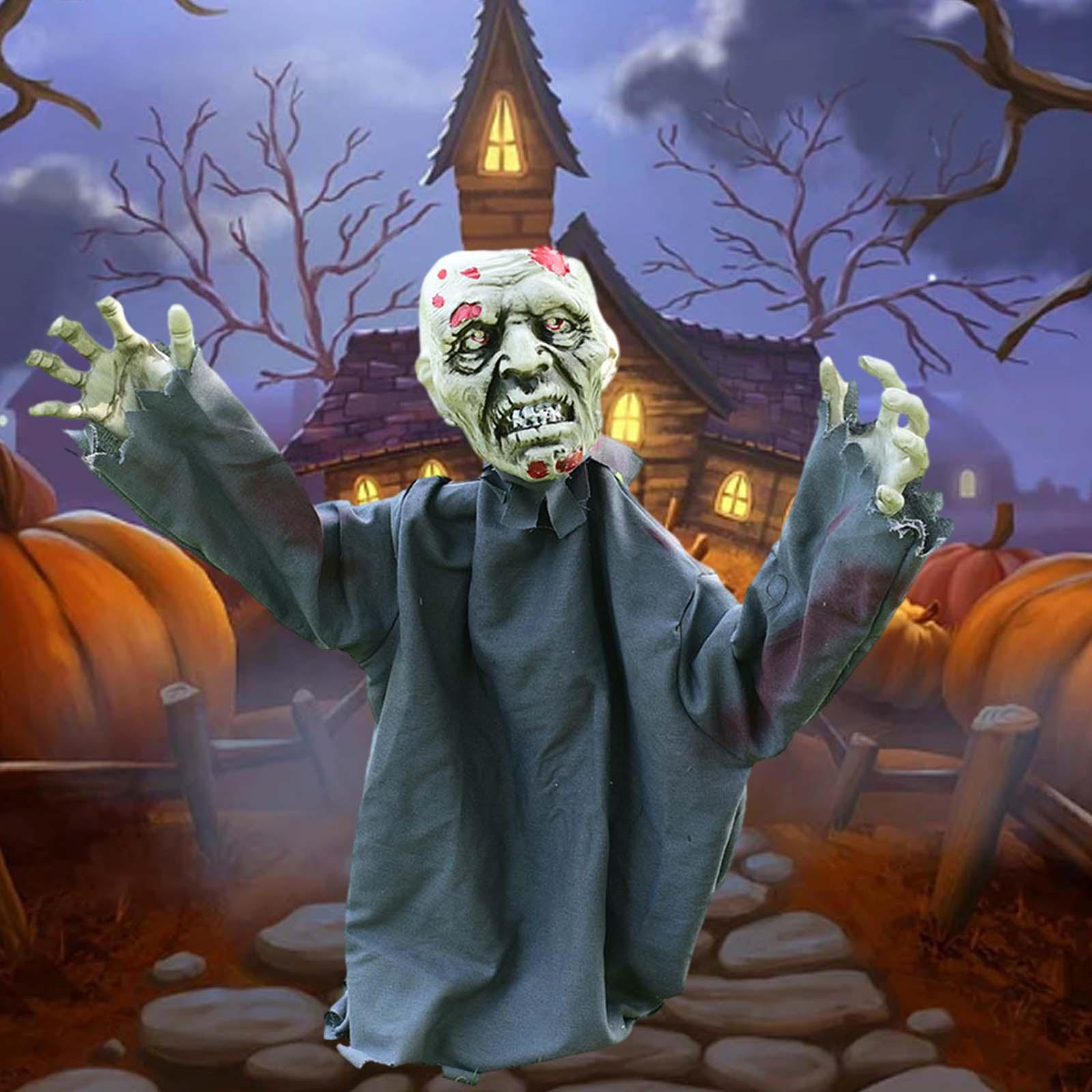 

Моторошна лялька-зомбі для газону, страшна лялька, прикраса на Хелловін, відкритий двір для саду L Bue