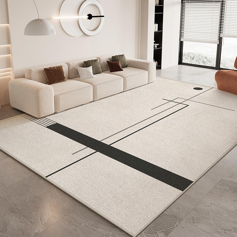 Lätt Lyx Vardagsrumsmatta Stor Yta Golvmatta High-end Sovrum Sängmatta
