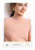 Women's High Neck Cashmere Sweater - Loose Fit, Pure Color, Thickened for Autumn/Winter
