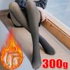 300g Women's Warm Translucent Pantyhose Leggings Winter Thicken Fleece Tights Stockings Female High Waist Elastic Slim Pantyhose