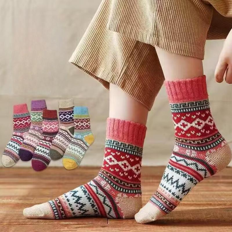 

Зимние термоноски женские теплые носки утолщенные мягкие носки 5 pairs