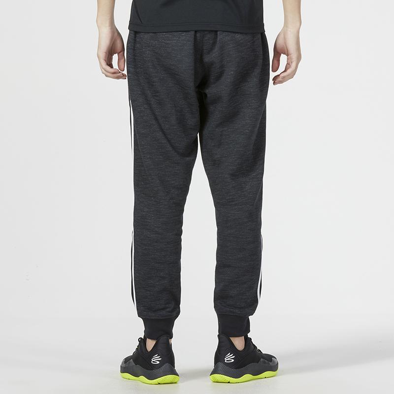 Under Armour Striped Sport Casual Pants Men Bottoms Black 1373817-001