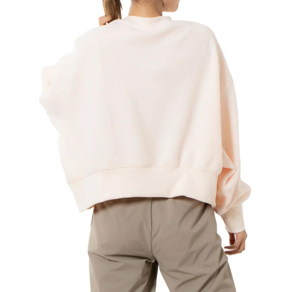 Nike Sweatshirts Women's Beige Crew Neck Moderate Other DQ6845-838
