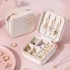 Chinese Style Light Luxury Jewelry Box - Portable Accessory Case for Valentine's Day Gifts
