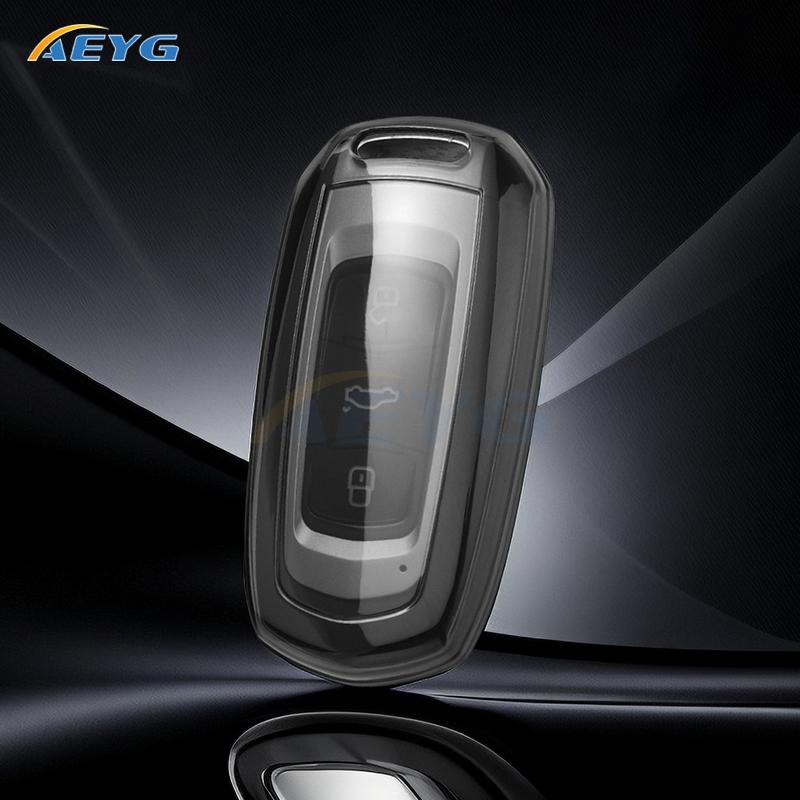 Soft Tpu Car Key Cover Case Protection Shell Keychain For Geely Atlas Boyue Nl3 Ex7 Suv Gt Gc9 Emgrand X7 Borui Auto Accessories