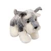 Simulation Schnauzer dog doll children sleep and play with dog doll plush toy gifts
