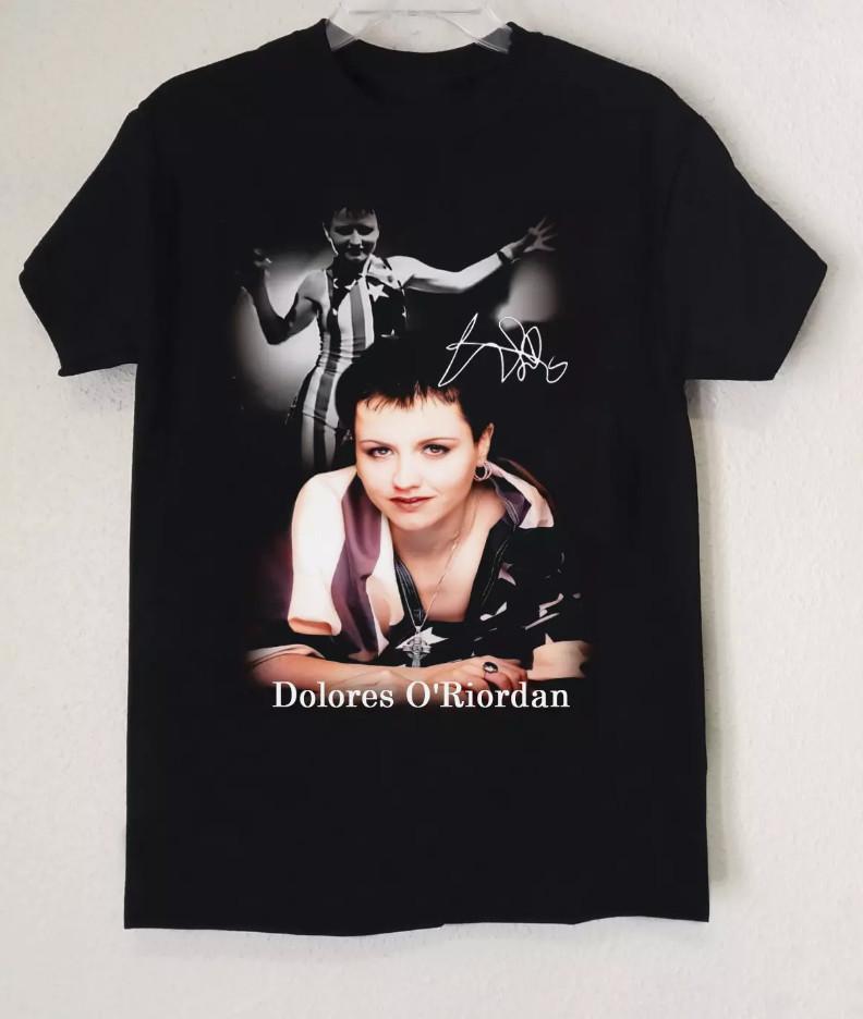 Neues Dolores O'Riordan Baumwoll Schwarz S-5XL Unisex T-Shirt